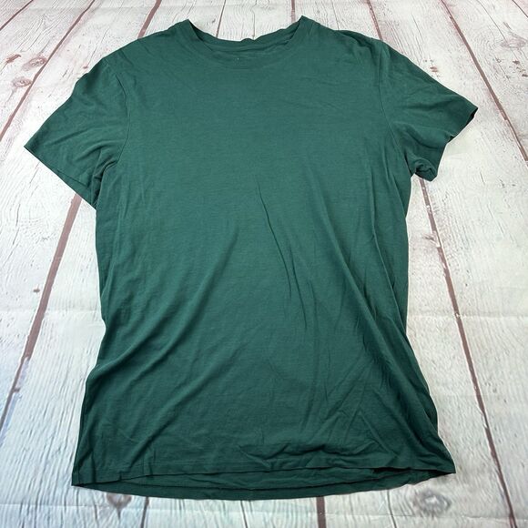 A|X Armani Exchange Men's Short Sleeve Pima Cotton Crew Neck T-Shirt Green M - Picture 1 of 9